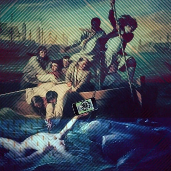 Iphone and the Shark