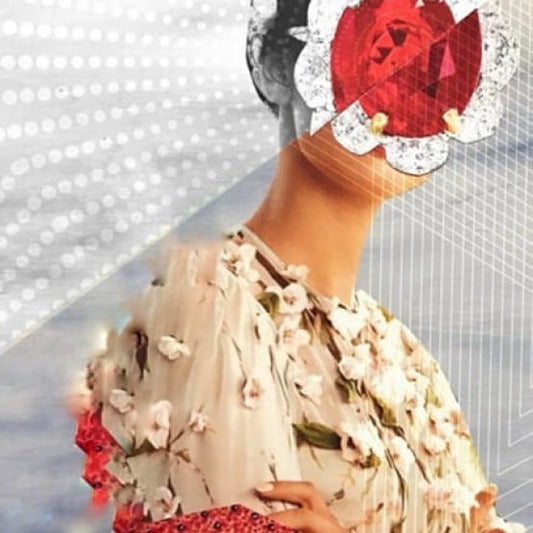 Oscar Heyman 5.53 carat cushion and his red wolf